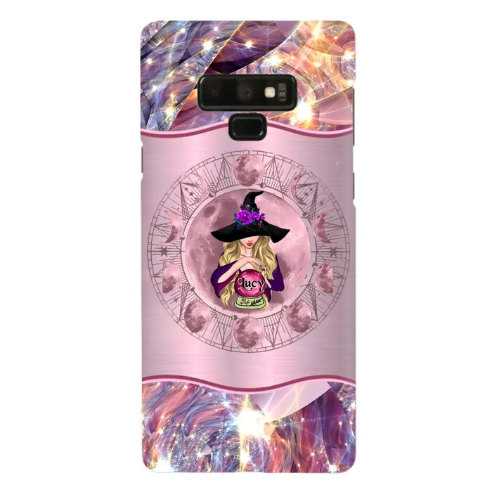 Personalized Witch Phone Case - Halloween Gift Idea For Witch Lovers - Case For iPhone/Samsung