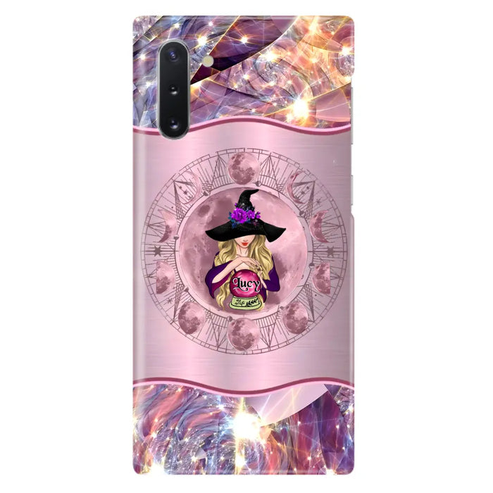 Personalized Witch Phone Case - Halloween Gift Idea For Witch Lovers - Case For iPhone/Samsung