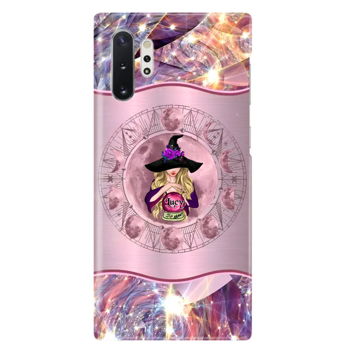 Personalized Witch Phone Case - Halloween Gift Idea For Witch Lovers - Case For iPhone/Samsung