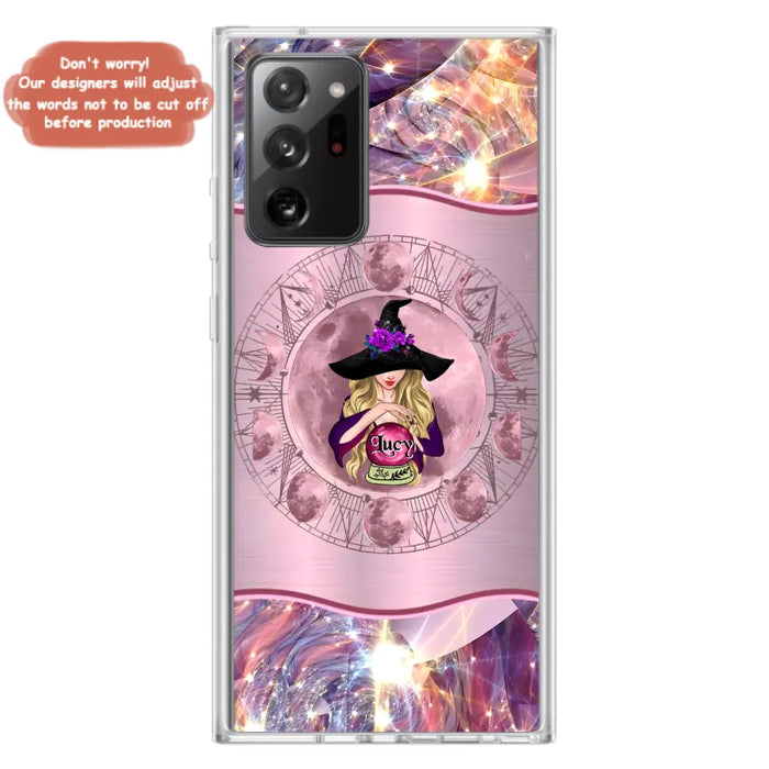 Personalized Witch Phone Case - Halloween Gift Idea For Witch Lovers - Case For iPhone/Samsung