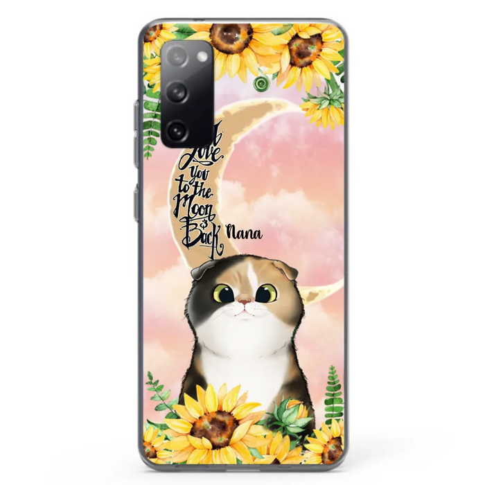 Custom Personalized Cat Phone Case - Best Gift Idea For Cat Lovers With Upto 7 Cats - Case For iPhone, Samsung and Xiaomi