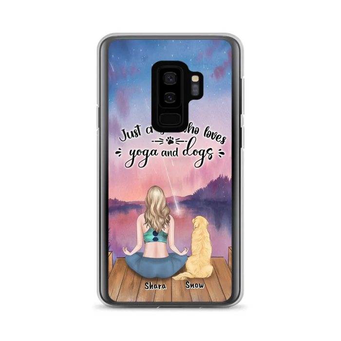 Custom Personalized Yoga Dog Mom Phone Case - Gift For Dog Lover - Case For iPhone And Samsung