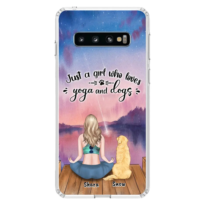 Custom Personalized Yoga Dog Mom Phone Case - Gift For Dog Lover - Case For iPhone And Samsung