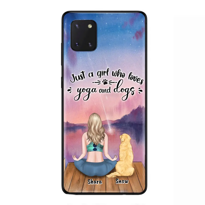 Custom Personalized Yoga Dog Mom Phone Case - Gift For Dog Lover - Case For iPhone And Samsung