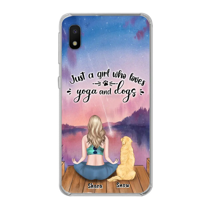 Custom Personalized Yoga Dog Mom Phone Case - Gift For Dog Lover - Case For iPhone And Samsung