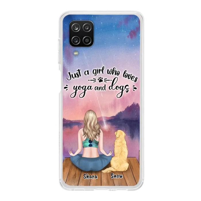 Custom Personalized Yoga Dog Mom Phone Case - Gift For Dog Lover - Case For iPhone And Samsung