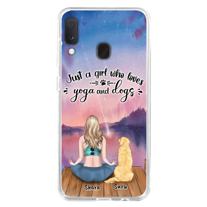 Custom Personalized Yoga Dog Mom Phone Case - Gift For Dog Lover - Case For iPhone And Samsung