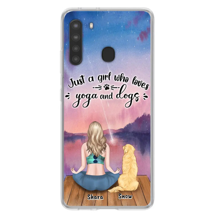 Custom Personalized Yoga Dog Mom Phone Case - Gift For Dog Lover - Case For iPhone And Samsung