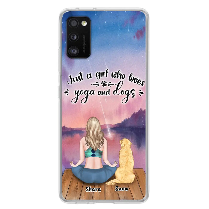 Custom Personalized Yoga Dog Mom Phone Case - Gift For Dog Lover - Case For iPhone And Samsung