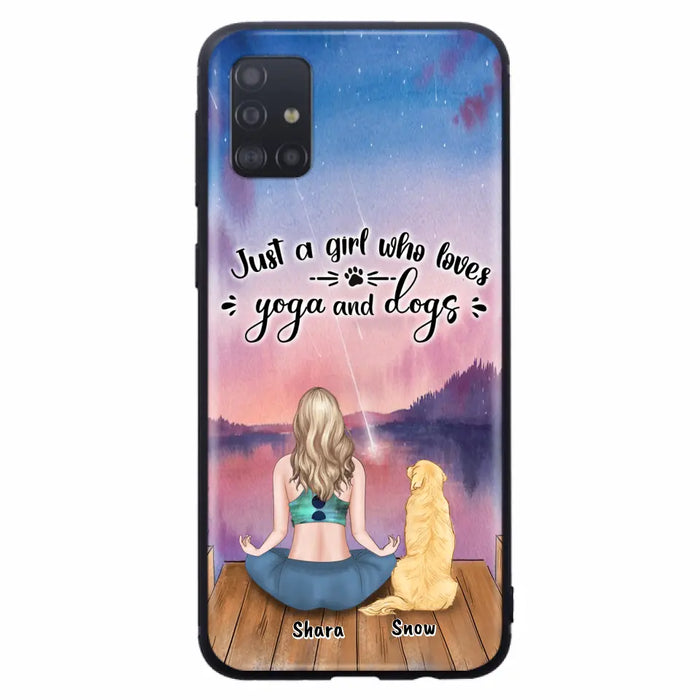 Custom Personalized Yoga Dog Mom Phone Case - Gift For Dog Lover - Case For iPhone And Samsung