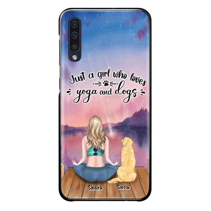 Custom Personalized Yoga Dog Mom Phone Case - Gift For Dog Lover - Case For iPhone And Samsung