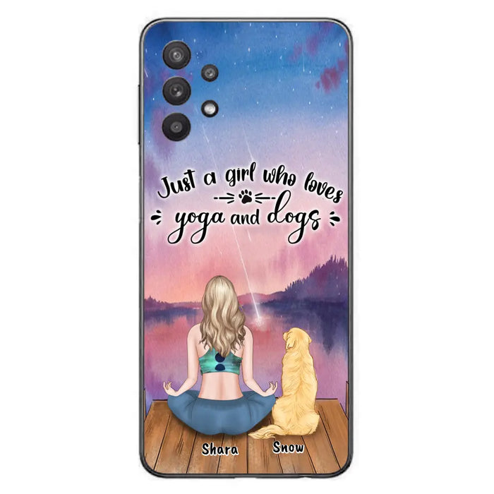 Custom Personalized Yoga Dog Mom Phone Case - Gift For Dog Lover - Case For iPhone And Samsung