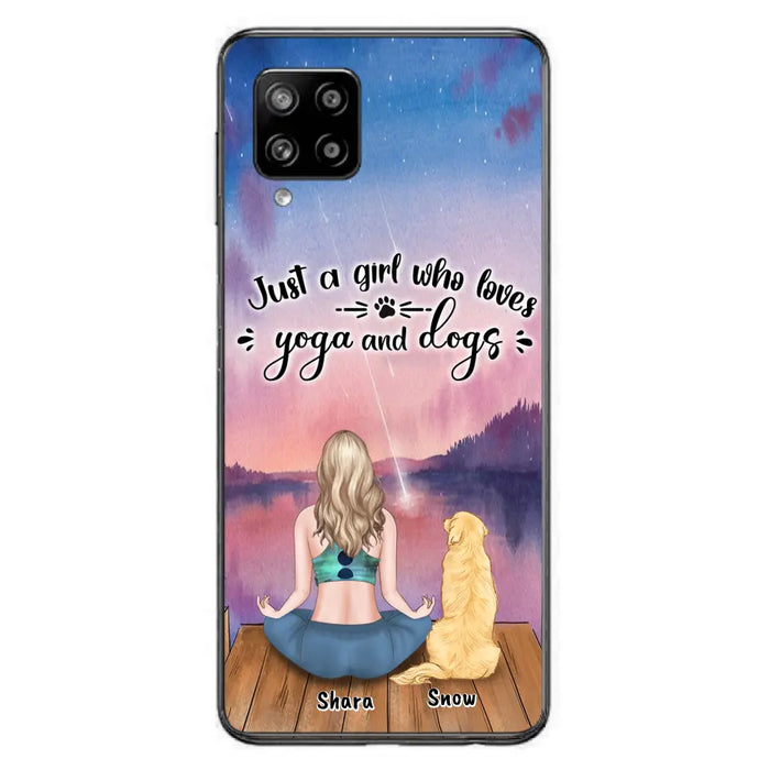 Custom Personalized Yoga Dog Mom Phone Case - Gift For Dog Lover - Case For iPhone And Samsung