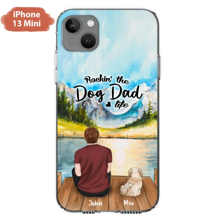 Personalized Pet Mom/Dad Phone Case - Chubby or Slim with up to 7 Pets