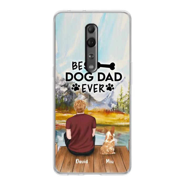 Personalized Dog Dad Phone Case - Up to 4 Dogs - Case For Huawei, Xiaomi and Oppo