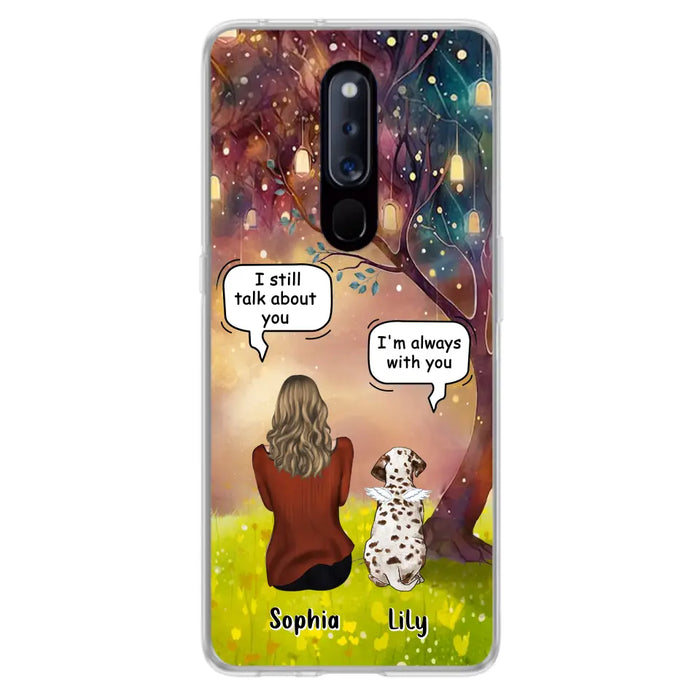 Custom Personalized Memorial Dog Mom Phone Case - Upto 3 Dogs - Memorial Gift Idea for Dog Lovers - I'm Always With You - Case For Xiaomi/Oppo/Huawei