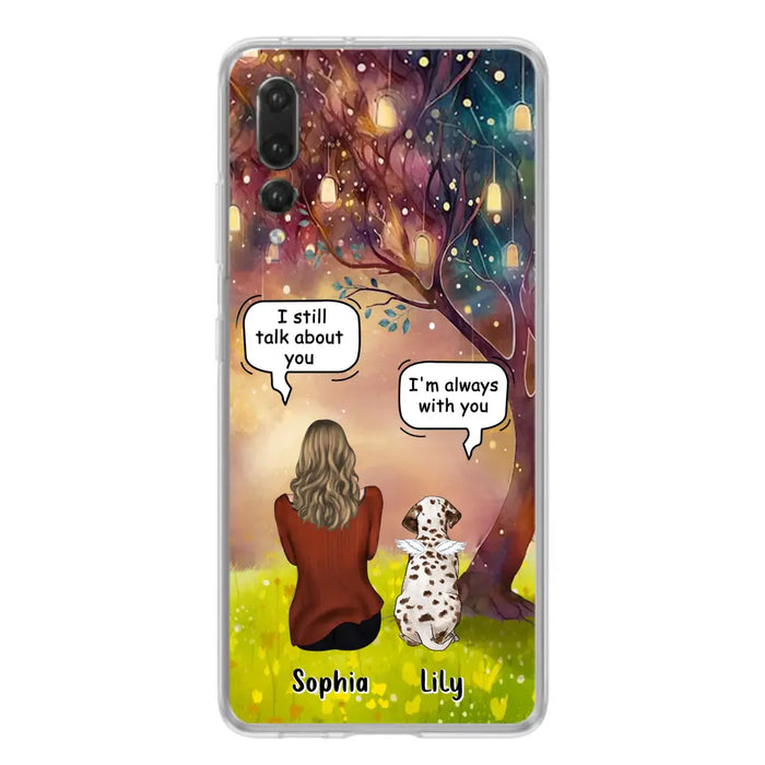 Custom Personalized Memorial Dog Mom Phone Case - Upto 3 Dogs - Memorial Gift Idea for Dog Lovers - I'm Always With You - Case For Xiaomi/Oppo/Huawei