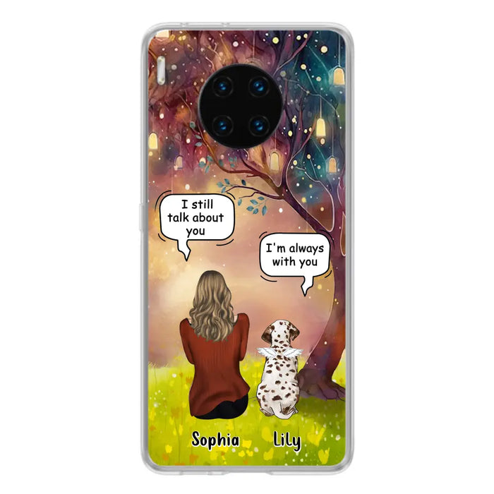 Custom Personalized Memorial Dog Mom Phone Case - Upto 3 Dogs - Memorial Gift Idea for Dog Lovers - I'm Always With You - Case For Xiaomi/Oppo/Huawei