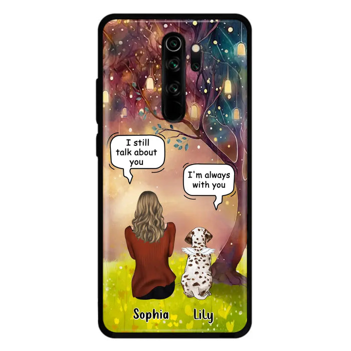 Custom Personalized Memorial Dog Mom Phone Case - Upto 3 Dogs - Memorial Gift Idea for Dog Lovers - I'm Always With You - Case For Xiaomi/Oppo/Huawei