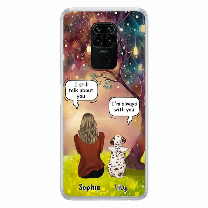 Custom Personalized Memorial Dog Mom Phone Case - Upto 3 Dogs - Memorial Gift Idea for Dog Lovers - I'm Always With You - Case For Xiaomi/Oppo/Huawei