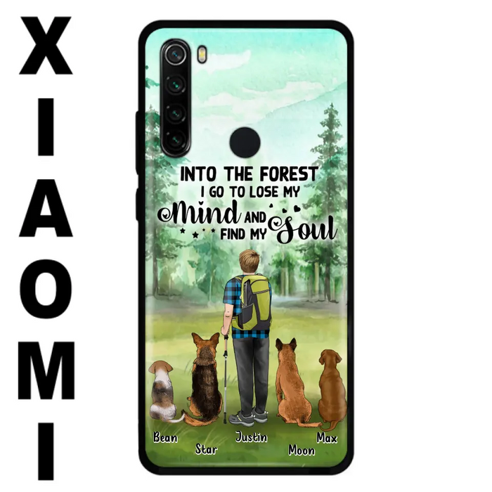 Custom Personalized Solo Trekking Woods  With Pets Phone Case - Upto 4 Pets - Case For Xiaomi, Huawei and Oppo - 6CIAJ9