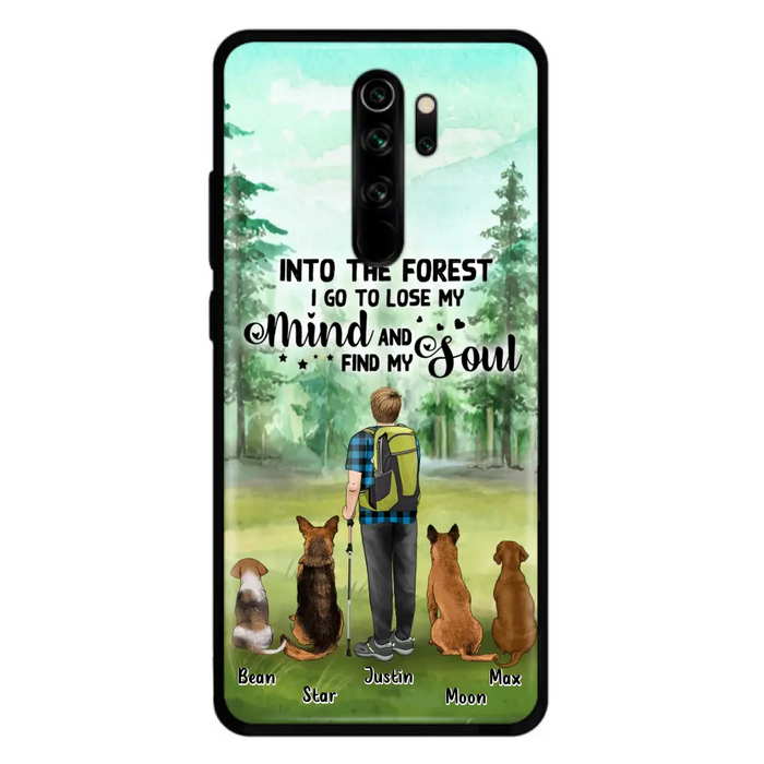 Custom Personalized Solo Trekking Woods  With Pets Phone Case - Upto 4 Pets - Case For Xiaomi, Huawei and Oppo - 6CIAJ9