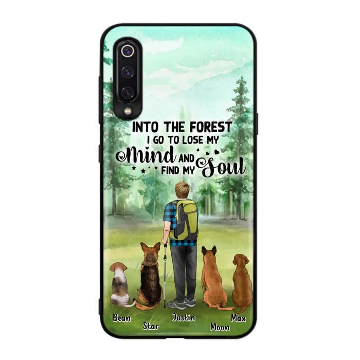 Custom Personalized Solo Trekking Woods  With Pets Phone Case - Upto 4 Pets - Case For Xiaomi, Huawei and Oppo - 6CIAJ9