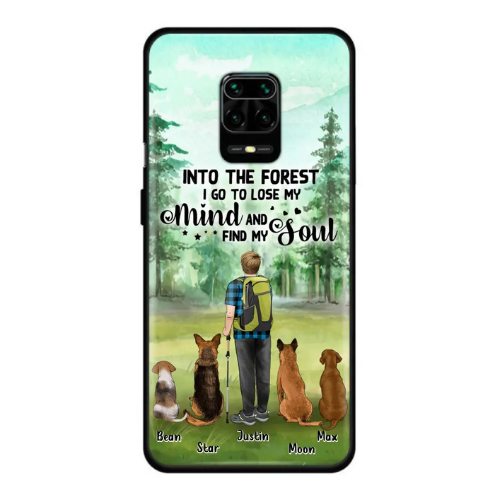 Custom Personalized Solo Trekking Woods  With Pets Phone Case - Upto 4 Pets - Case For Xiaomi, Huawei and Oppo - 6CIAJ9