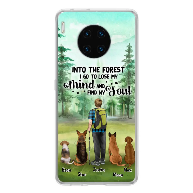 Personalized Solo Trekking Woods  With Pets Phone Case - Up to 4 Pets - Case For Xiaomi, Huawei and Oppo - 6CIAJ9