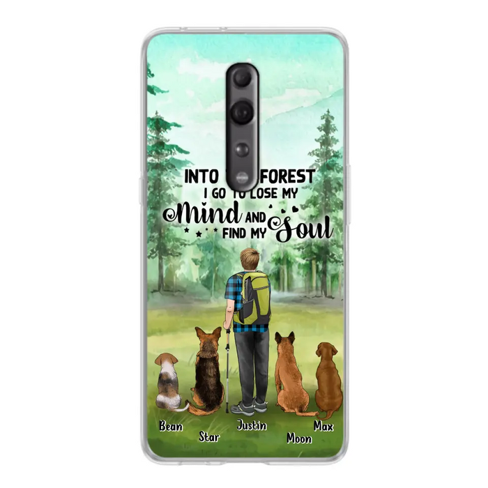 Custom Personalized Solo Trekking Woods  With Pets Phone Case - Upto 4 Pets - Case For Xiaomi, Huawei and Oppo - 6CIAJ9