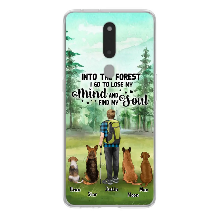 Custom Personalized Solo Trekking Woods  With Pets Phone Case - Upto 4 Pets - Case For Xiaomi, Huawei and Oppo - 6CIAJ9