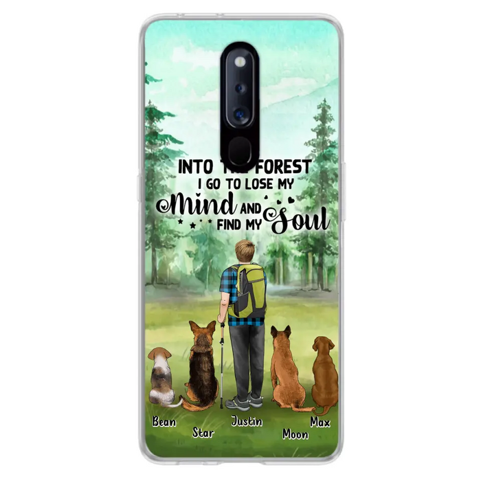 Custom Personalized Solo Trekking Woods  With Pets Phone Case - Upto 4 Pets - Case For Xiaomi, Huawei and Oppo - 6CIAJ9