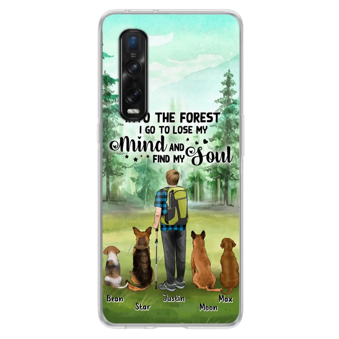 Custom Personalized Solo Trekking Woods  With Pets Phone Case - Upto 4 Pets - Case For Xiaomi, Huawei and Oppo - 6CIAJ9