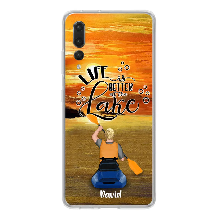 Personalized Kayak Phone Case - Man/ Woman/ Couple - Life Is Better At The Lake - Phone Case For Xiaomi, Huawei And Oppo -  FKUJGV