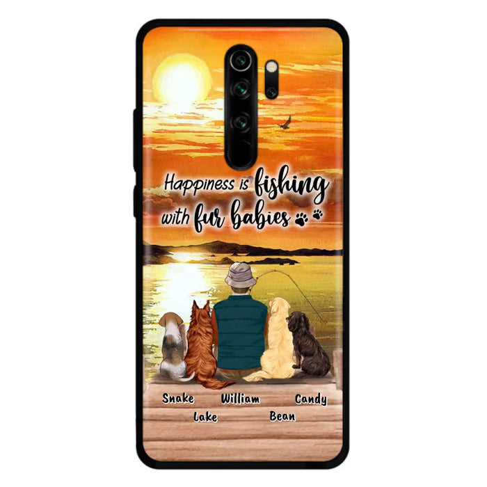 Custom Personalized Fishing Man/Woman Phone Case - Upto 4 Pets - Phone Case For Xiaomi, Huawei and Oppo - 4TC88X