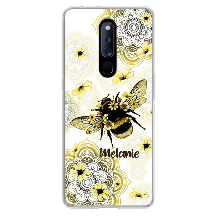 Custom Personalized Bee Phone Case - Upto 5 Bees - Gift For Bee Lovers - Case For Xiaomi, Oppo And Huawei