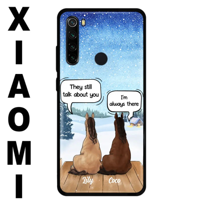 Custom Personalized Dog Horse Phone Case -  Upto 5 Pets - Xmas Gift For Dog/ Horse Lover - Case For Xiaomi, Oppo And Huawei