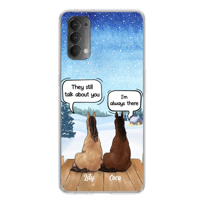 Custom Personalized Dog Horse Phone Case -  Upto 5 Pets - Xmas Gift For Dog/ Horse Lover - Case For Xiaomi, Oppo And Huawei