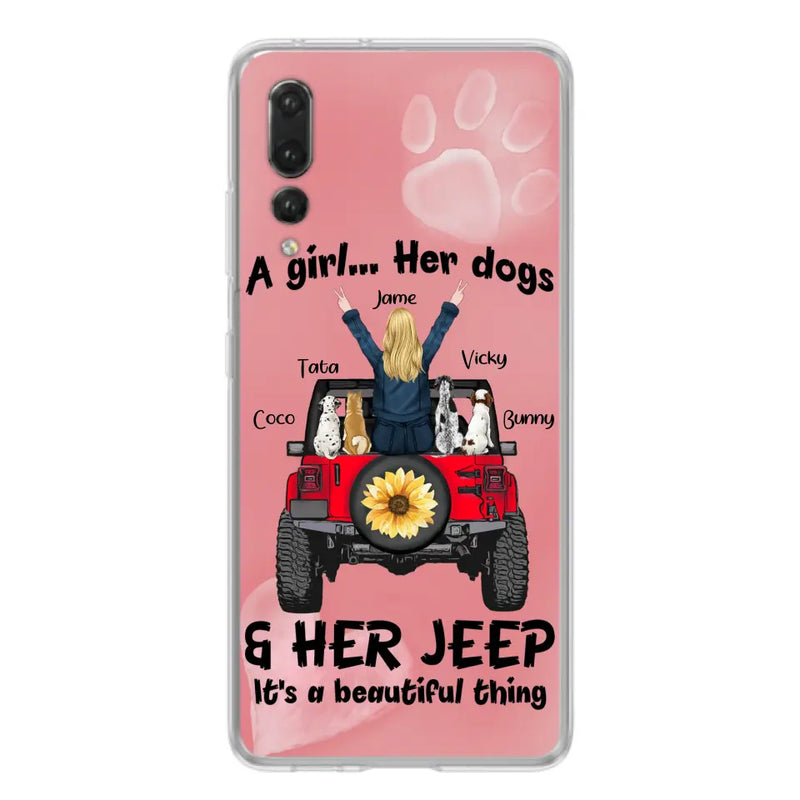 Personalized Dog Mom & Off-road Phone case - Case For Xiaomi, Huawei and Oppo - A Girl Her Dogs - 2OTN07