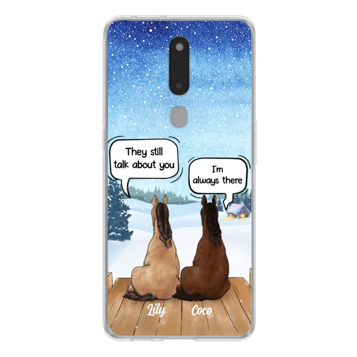 Custom Personalized Dog Horse Phone Case -  Upto 5 Pets - Xmas Gift For Dog/ Horse Lover - Case For Xiaomi, Oppo And Huawei