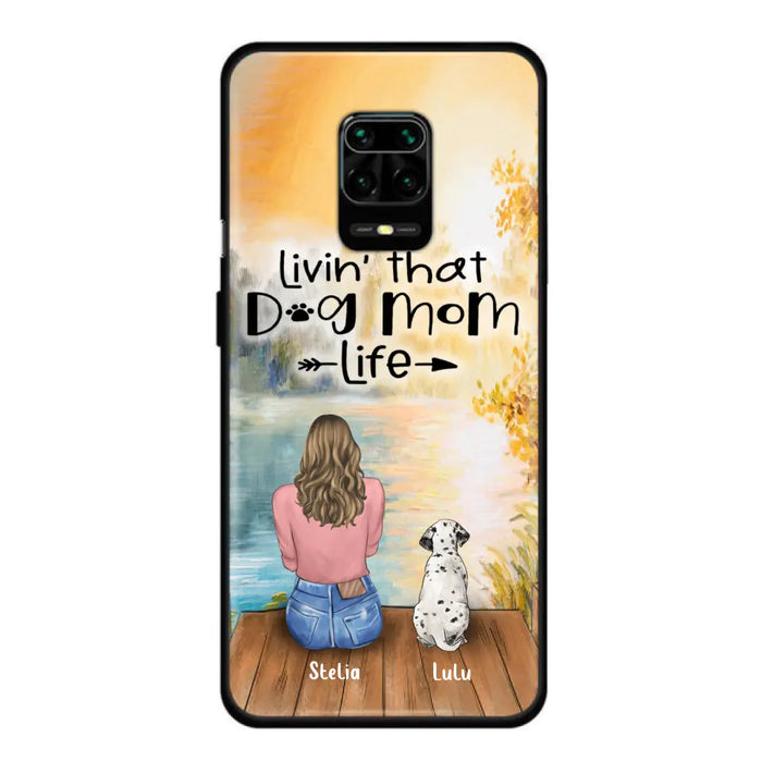 Personalized Dog Mom Phone Case - Case for Huawei, Oppo and Xiaomi - Gift for Dog Lovers with upto 4 Dogs - Livin' that dog mom life