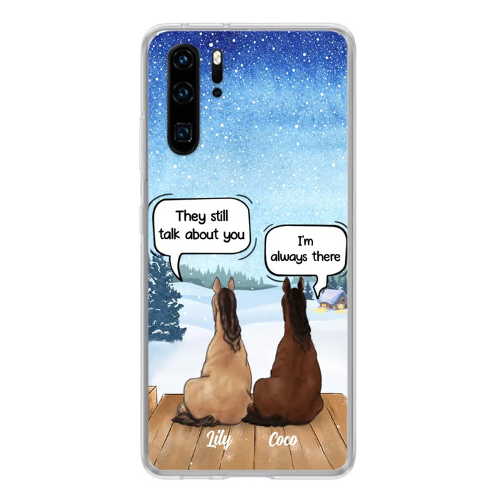 Custom Personalized Dog Horse Phone Case -  Upto 5 Pets - Xmas Gift For Dog/ Horse Lover - Case For Xiaomi, Oppo And Huawei