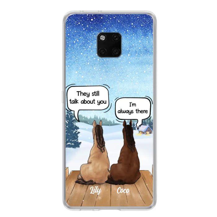 Custom Personalized Dog Horse Phone Case -  Upto 5 Pets - Xmas Gift For Dog/ Horse Lover - Case For Xiaomi, Oppo And Huawei