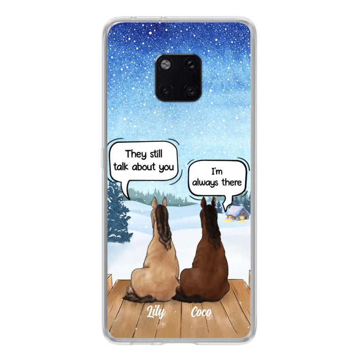 Custom Personalized Dog Horse Phone Case -  Upto 5 Pets - Xmas Gift For Dog/ Horse Lover - Case For Xiaomi, Oppo And Huawei