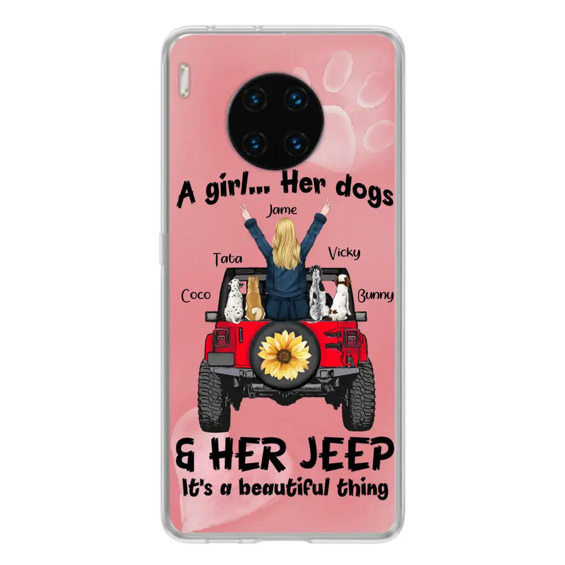 Personalized Dog Mom & Off-road Phone case - Case For Xiaomi, Huawei and Oppo - A Girl Her Dogs - 2OTN07