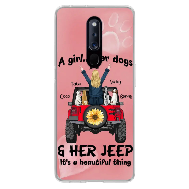 Personalized Dog Mom & Off-road Phone case - Case For Xiaomi, Huawei and Oppo - A Girl Her Dogs - 2OTN07