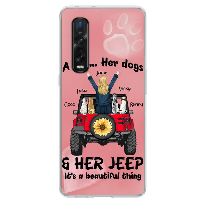 Custom Personalized Dog Mom & Off-road Phone case - Case For Xiaomi, Huawei and Oppo - A Girl Her Dogs - 2OTN07