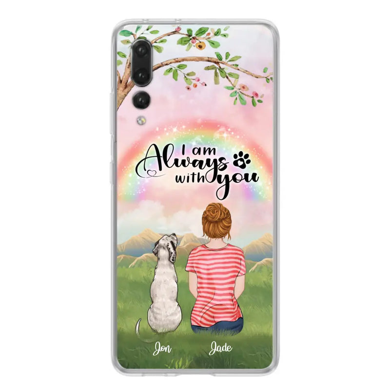 Personalized Dog Mom/Dad Phone Case - Up to 4 Dogs - Best Gift For Dog Lover - I Am Always With You - Case For Oppo Huawei Xiaomi - 5BWJPA