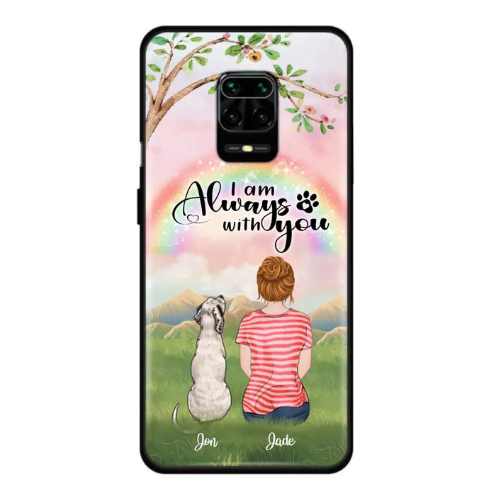 Custom Personalized Dog Mom/Dad Phone Case - Upto 4 Dogs - Best Gift For Dog Lover - I Am Always With You - Case For Oppo Huawei Xiaomi - 5BWJPA