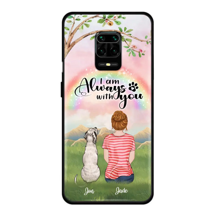 Custom Personalized Dog Mom/Dad Phone Case - Upto 4 Dogs - Best Gift For Dog Lover - I Am Always With You - Case For Oppo Huawei Xiaomi - 5BWJPA